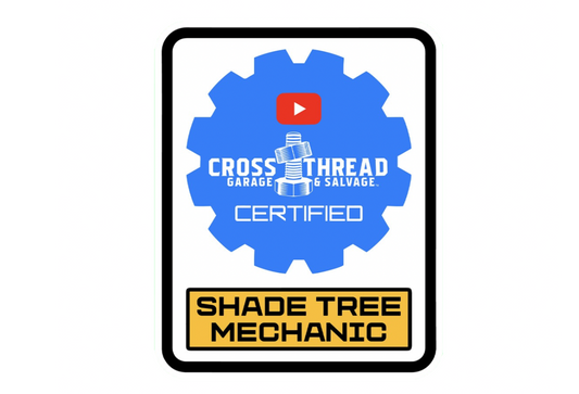 3x2.5 Certified Shade Tree Mechanic