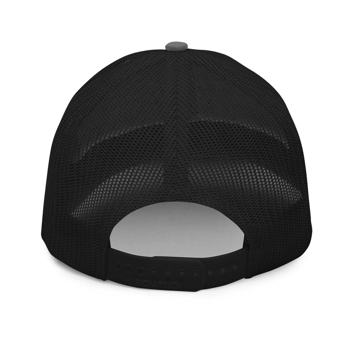 Richardson112 - Black Crossthread Logo Trucker Cap